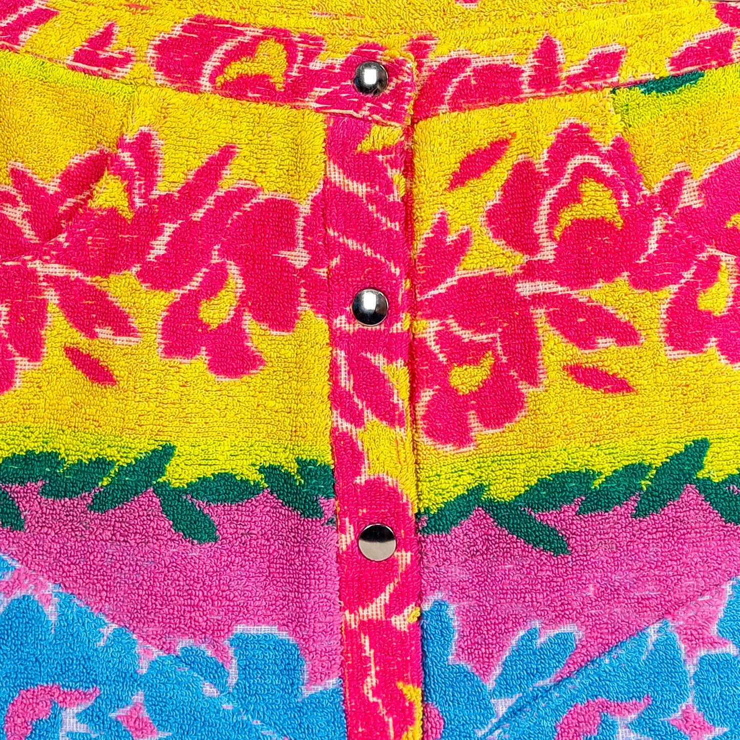 JUPE EN ÉPONGE VINTAGE - Fuchsia