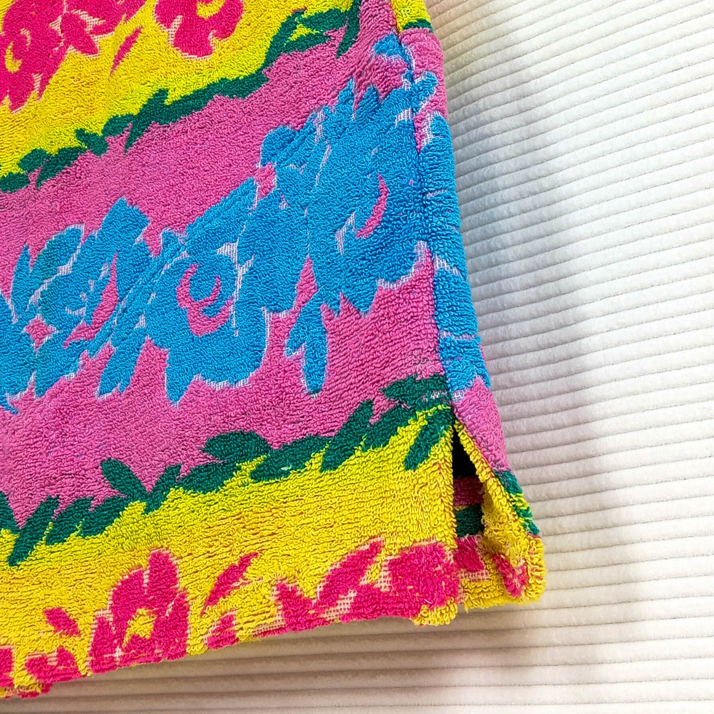 JUPE EN ÉPONGE VINTAGE - Fuchsia