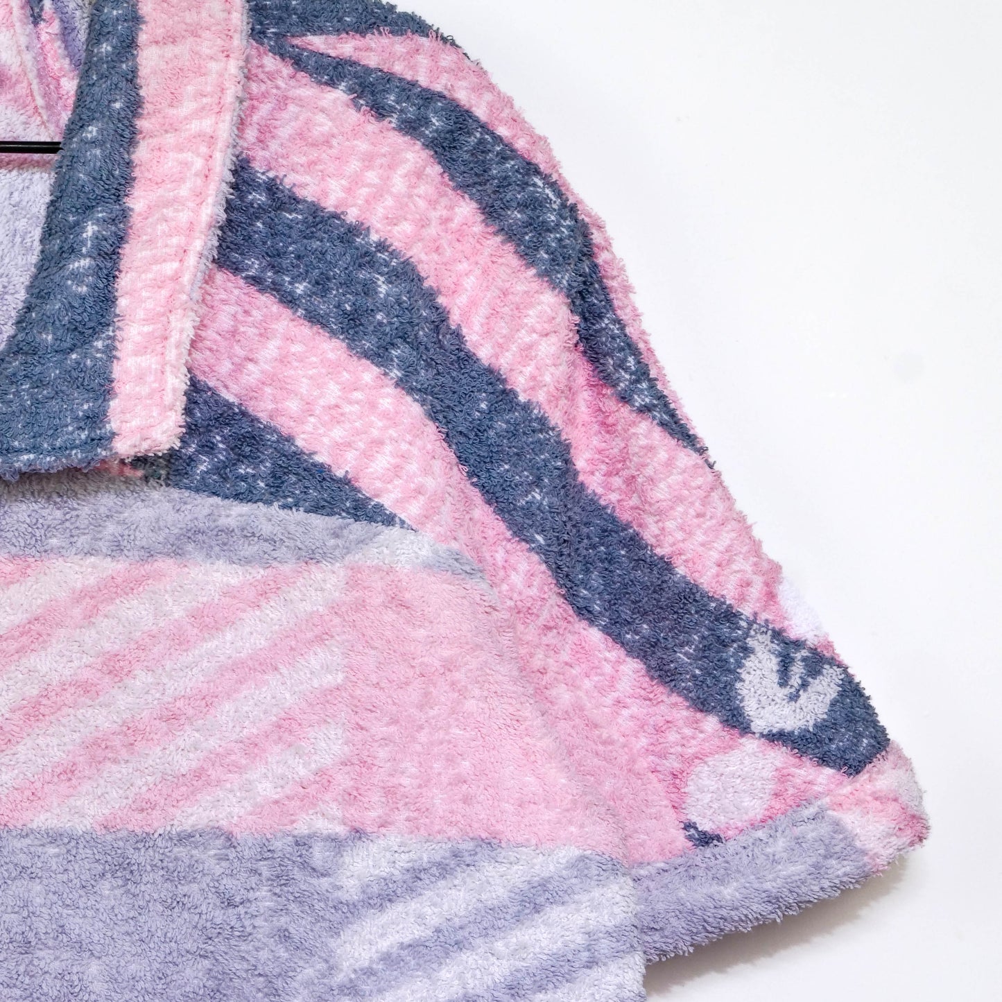 Chemise en éponge vintage - Rose à rayure T40