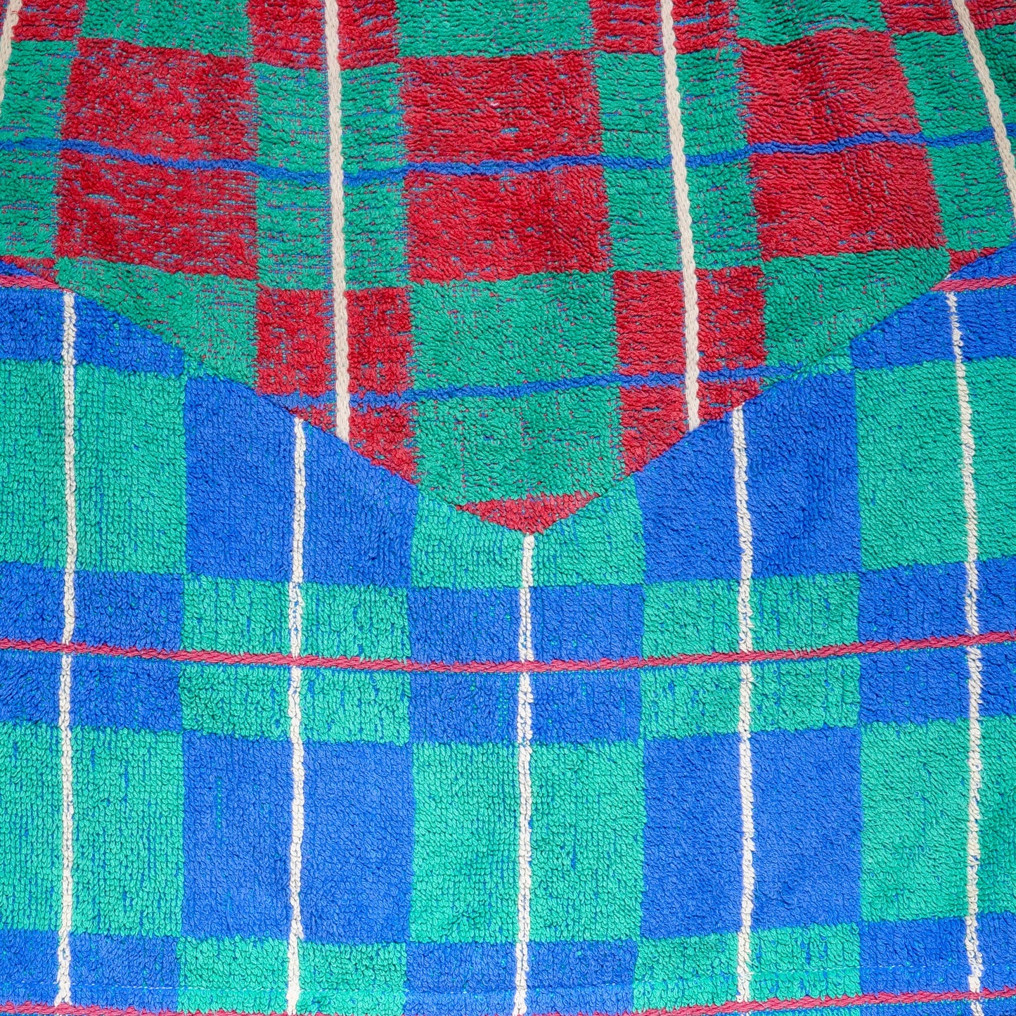 Jupe en éponge vintage - Tartan Vert T34
