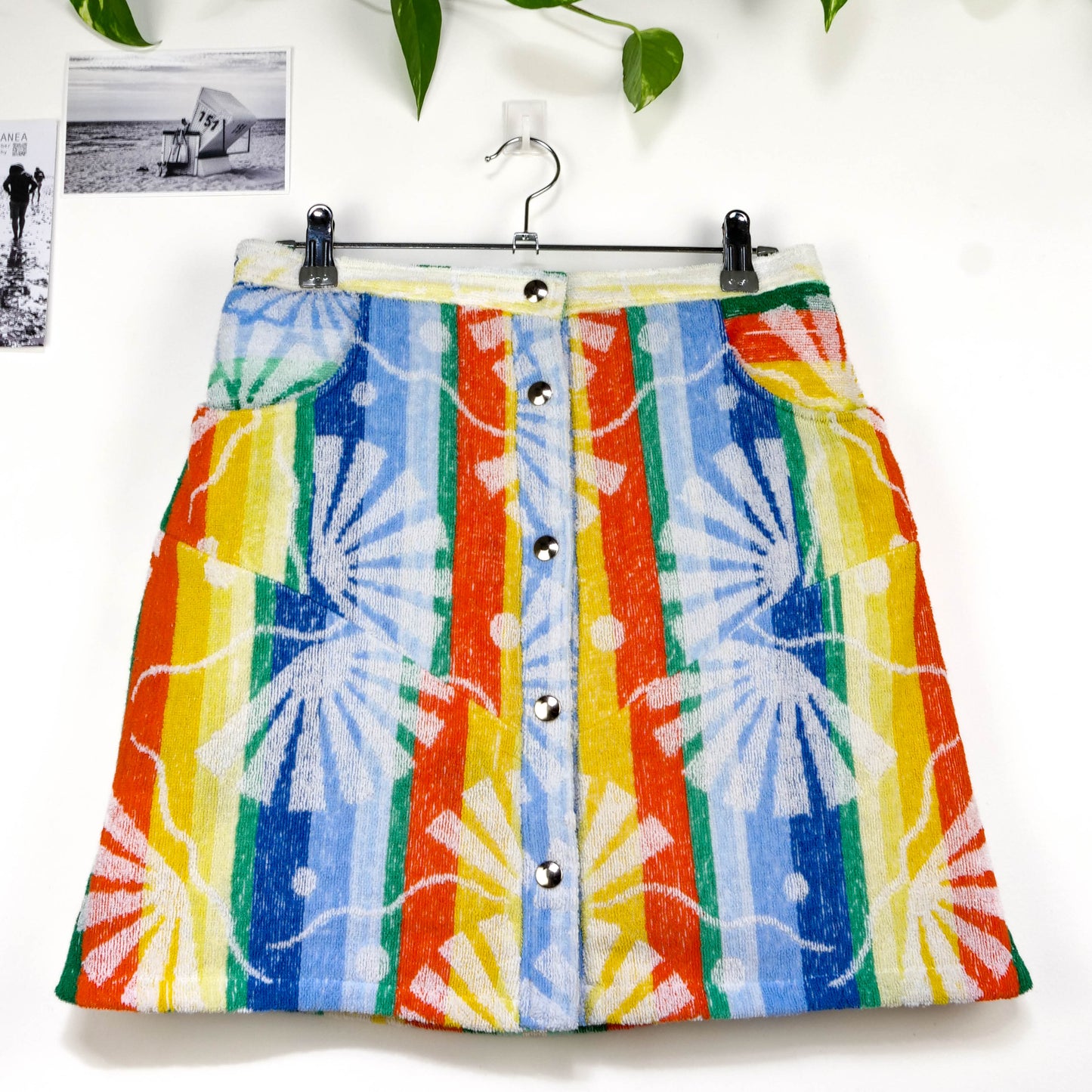 Jupe en éponge vintage - Multicouleur à fleur T40