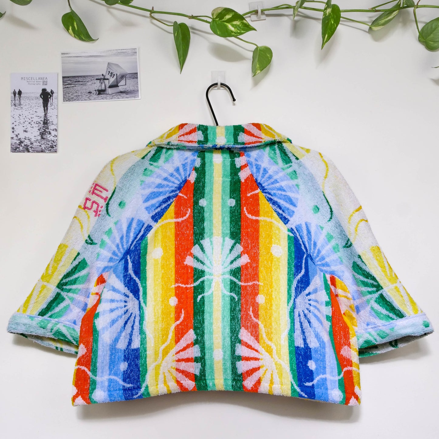 Chemise en éponge vintage - Multicouleur rayure et fleur T40