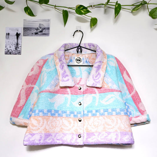 Chemise en éponge vintage - Multicouleur à fleur T42