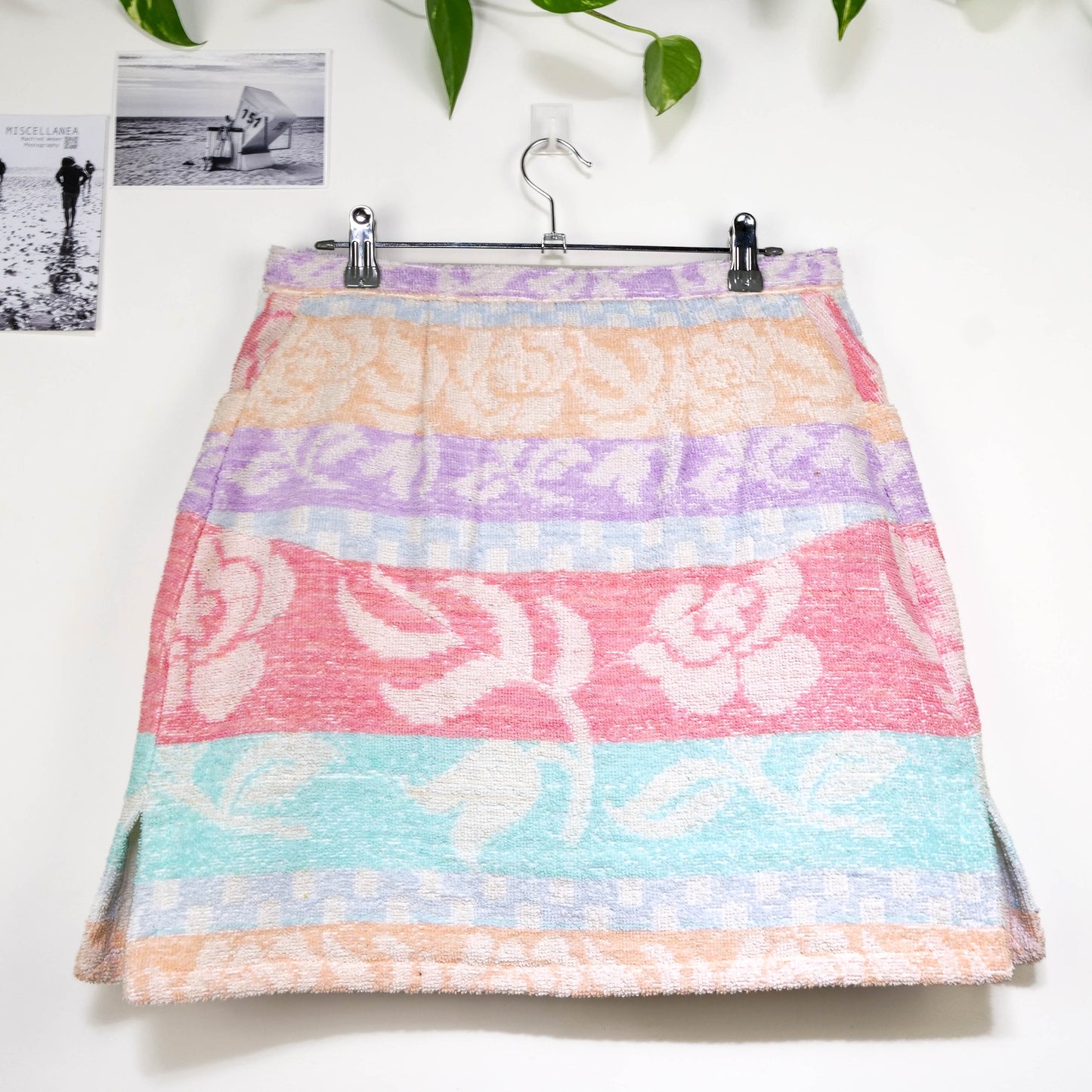 Jupe en éponge vintage - Multicouleur à fleur T42