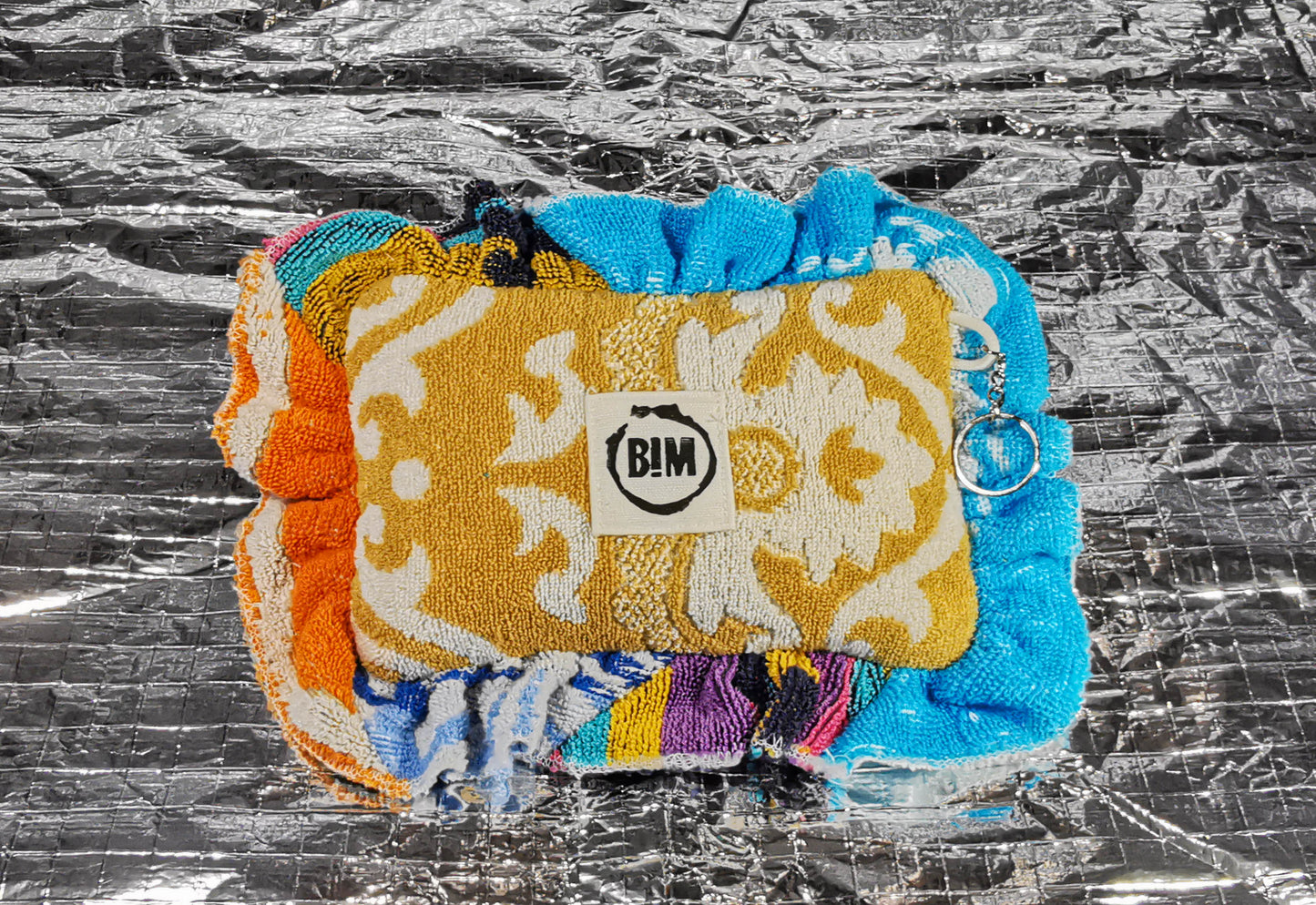 Mini oreiller de plage upcyclé